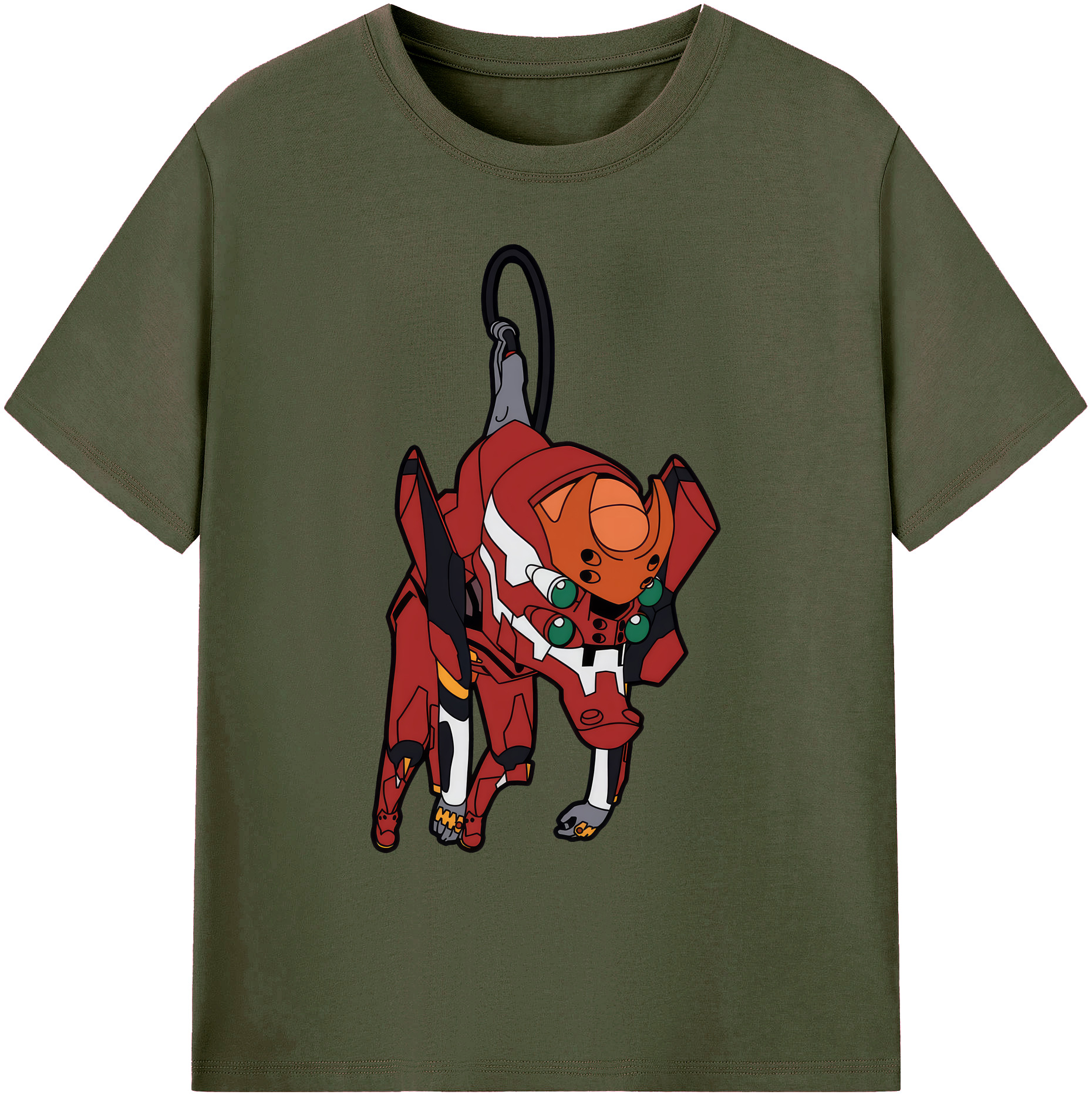 （画像用） EVA 新世紀エヴァンゲリオン 綿100％ メンズ半袖Tシャツ｜肌触りやわらか＆通気性